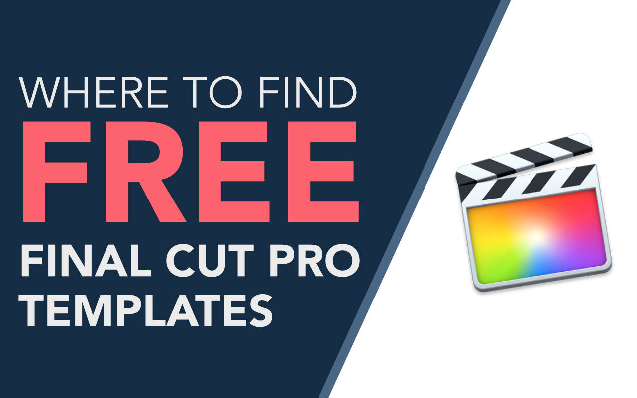 final cut pro credits template free